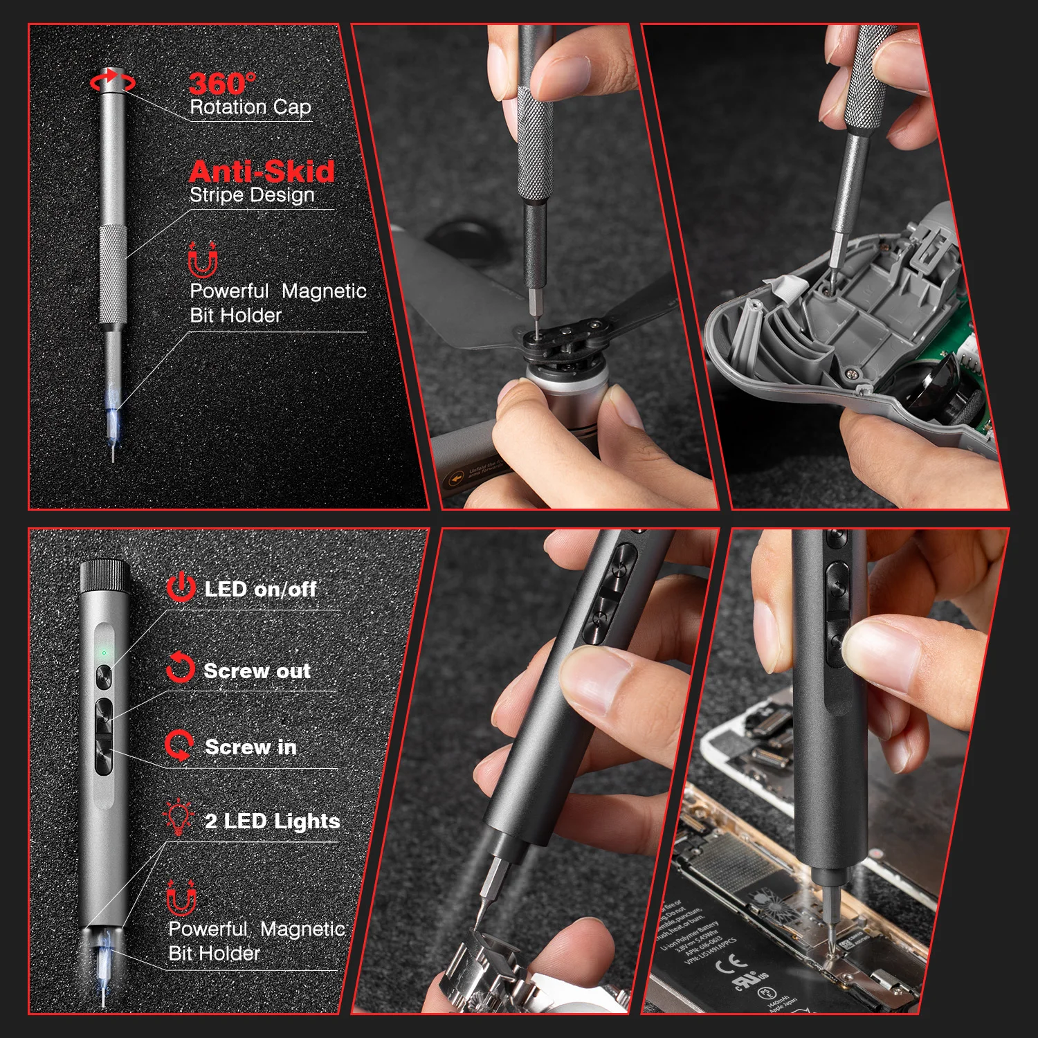 VMAN 138-in-1 Electric Precision Screwdriver Set – photo 2