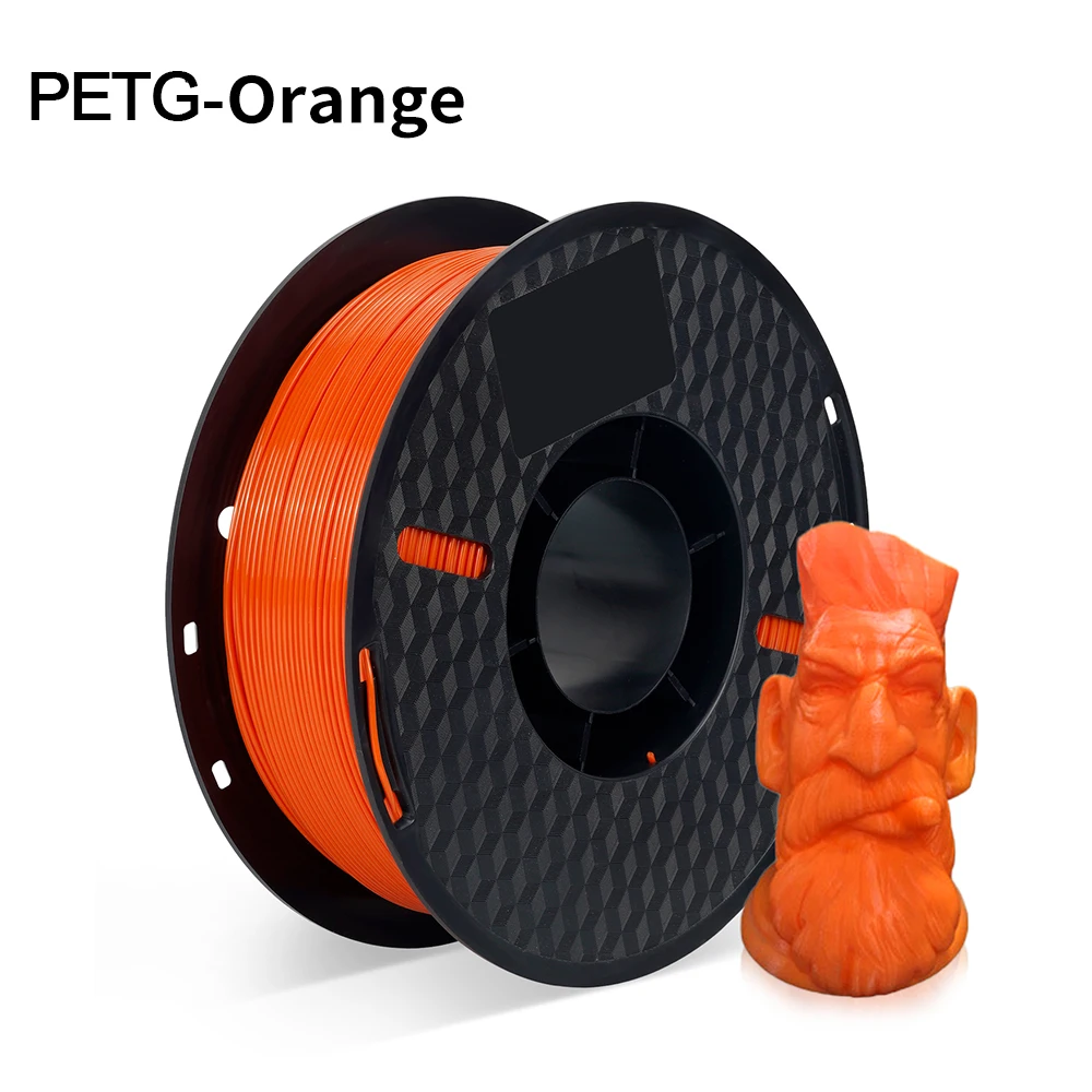Kee Pang PETG Filament 1.75mm, 1 kg Spool, Orange 1kg