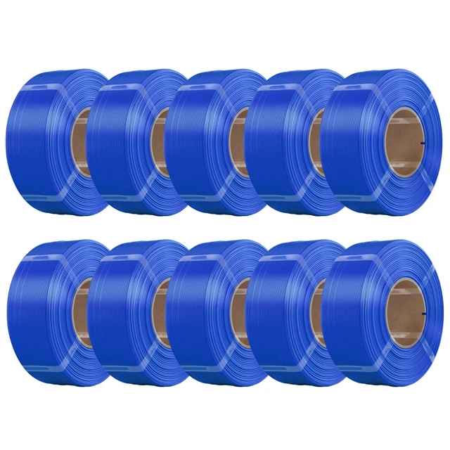 KINGROON PLA Refill Filament 1.75mm, Spool-Free, 10 kg, Blue 10KG