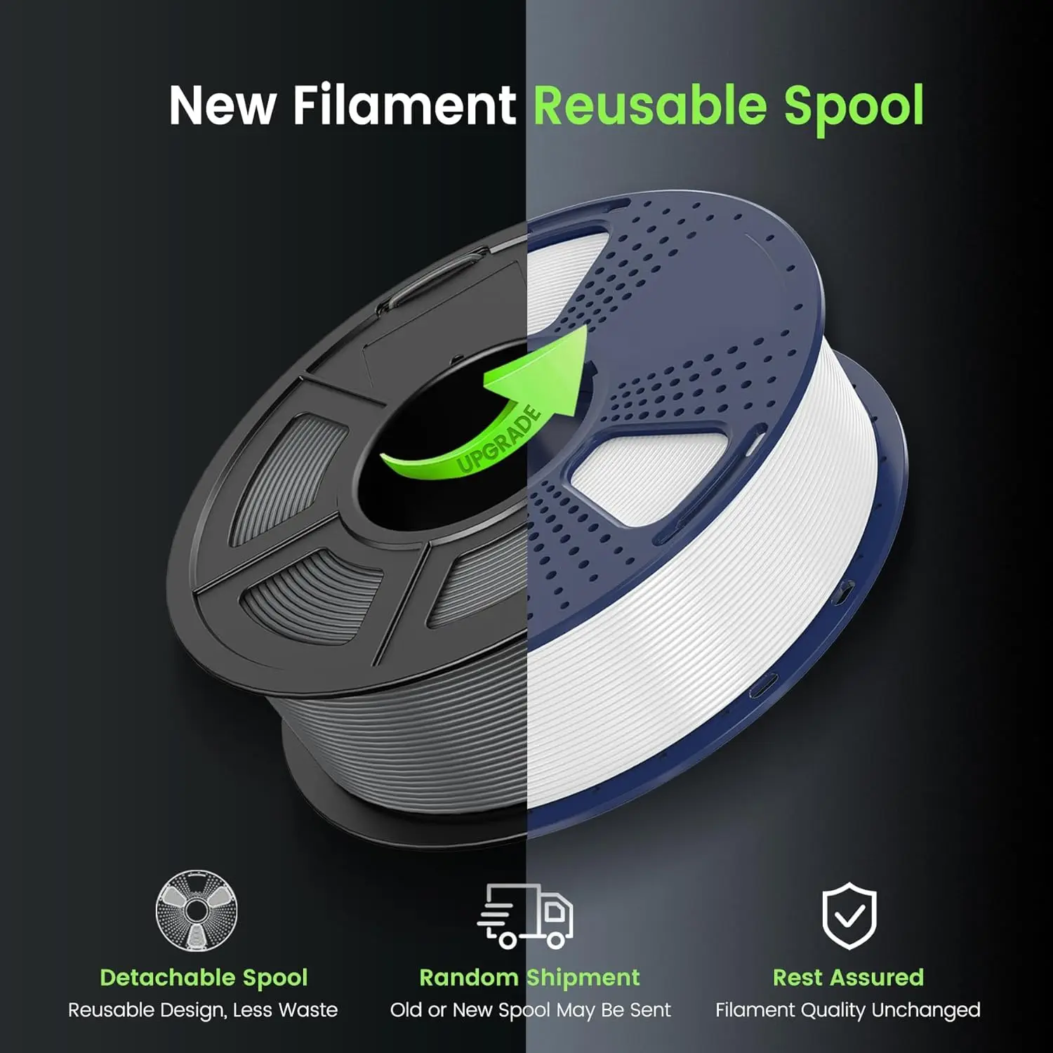SUNLU PLA Filament 1.75mm, 10 kg (10 × 1 kg Spools) – photo 6