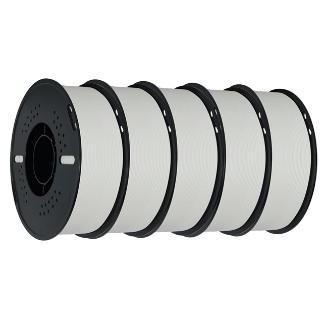 KINGROON ABS Filament 1.75mm, 5 kg (5 × 1 kg), ABS White 5kg