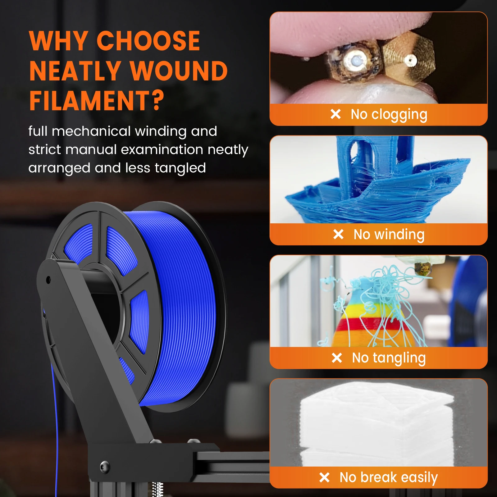 TECBEARS PETG Filament 1.75mm, 1 kg Spool – photo 3