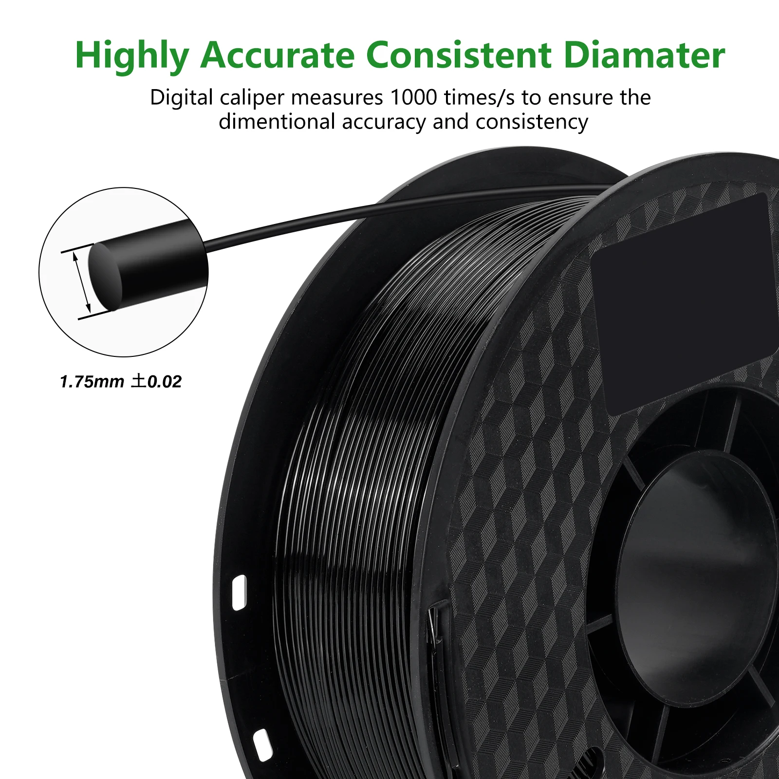 Kee Pang PETG Filament 1.75mm, 10 kg (10 × 1 kg Spools)