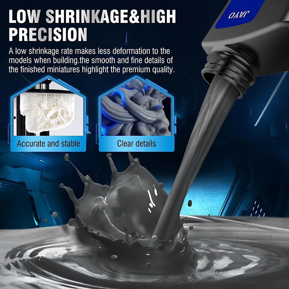 JAYO Standard & ABS-Like UV Resin 405nm, 5 kg – photo 2