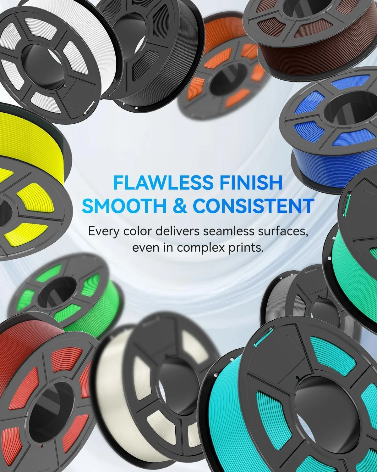 JAYO PLA+ Filament 1.75mm, 3 × 1.1 kg Sets – photo 5