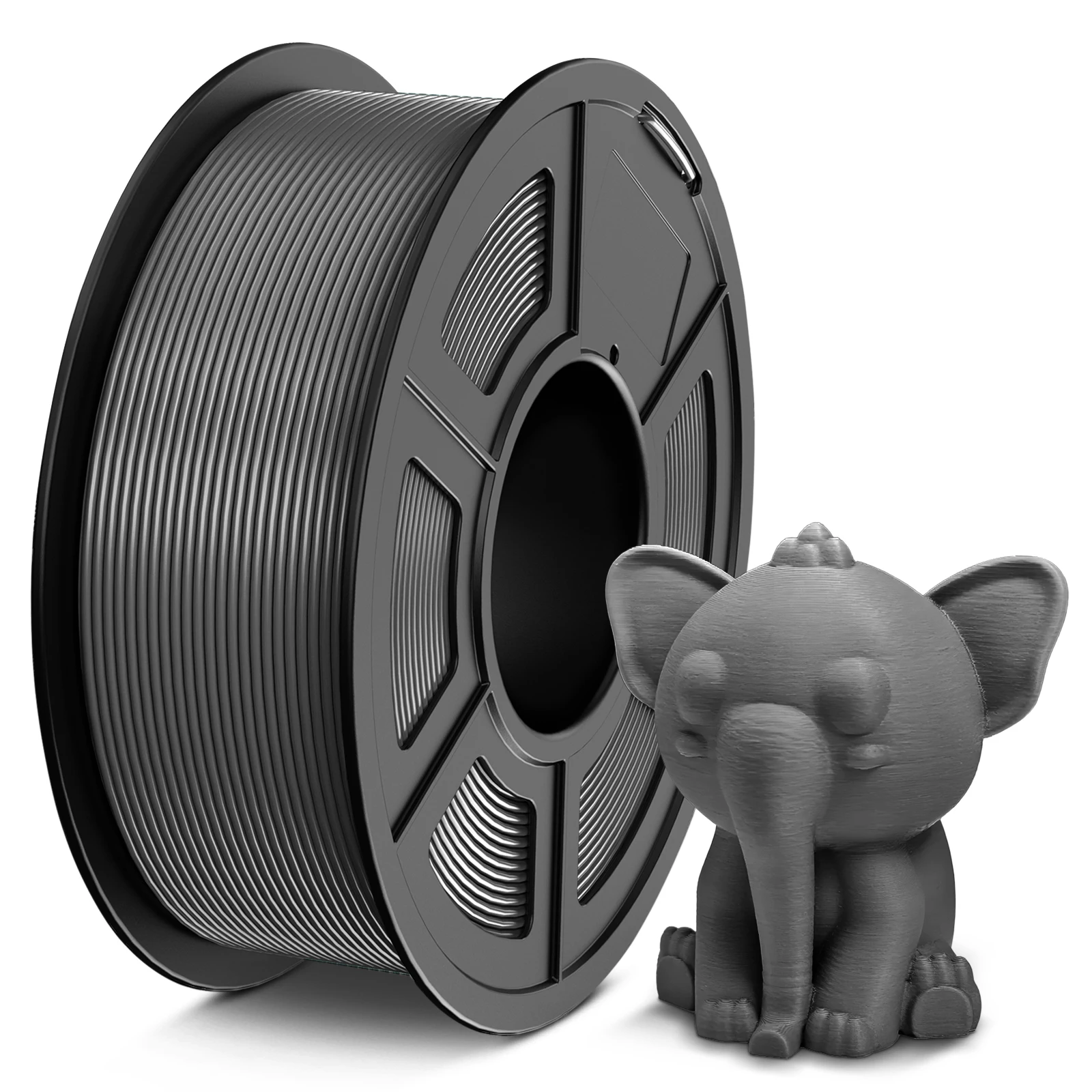TECBEARS PETG Filament 1.75mm, 1 kg Spool, Grey
