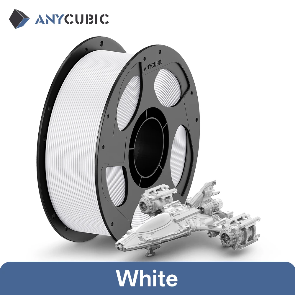 ANYCUBIC PETG Filament 1.75mm, 1 kg Spool, 1KG White