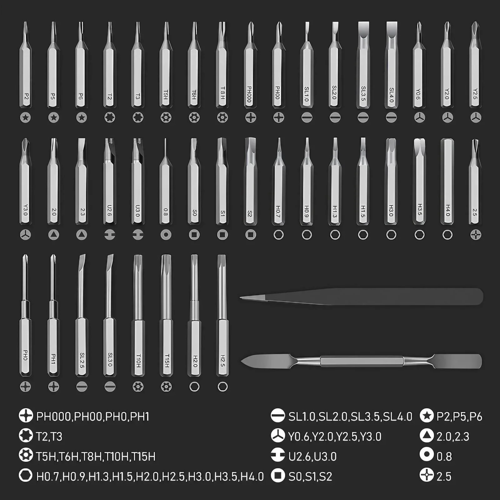49-in-1 Cordless Electric Precision Screwdriver Set, 5 Torque Settings – photo 2