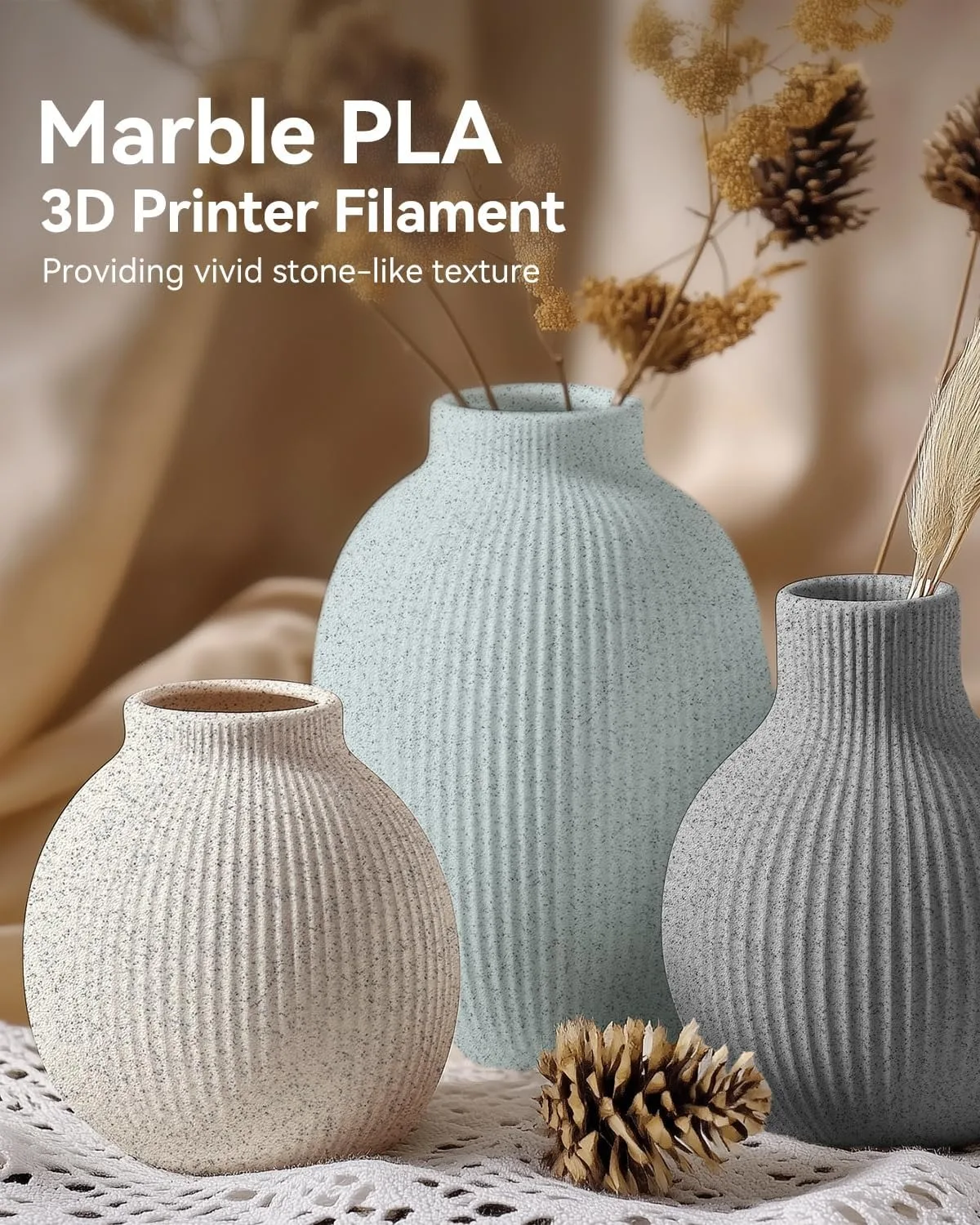 SUNLU High Speed Marble PLA Filament 1.75mm, 10 kg – photo 5