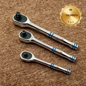 GOSWIFT 100-Tooth Quick-Release Ratchet Set, 3 Pieces