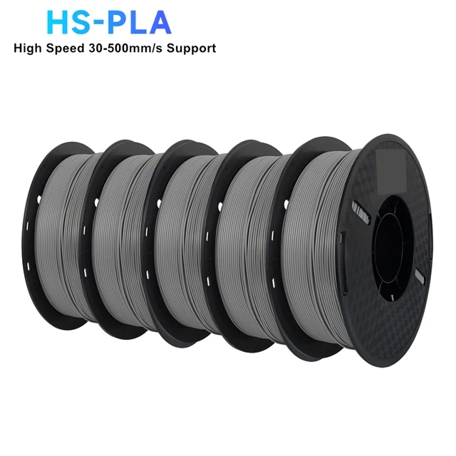 KINGROON High Speed PLA (HS-PLA) Filament 1.75mm, 5 kg, 5KG Gray