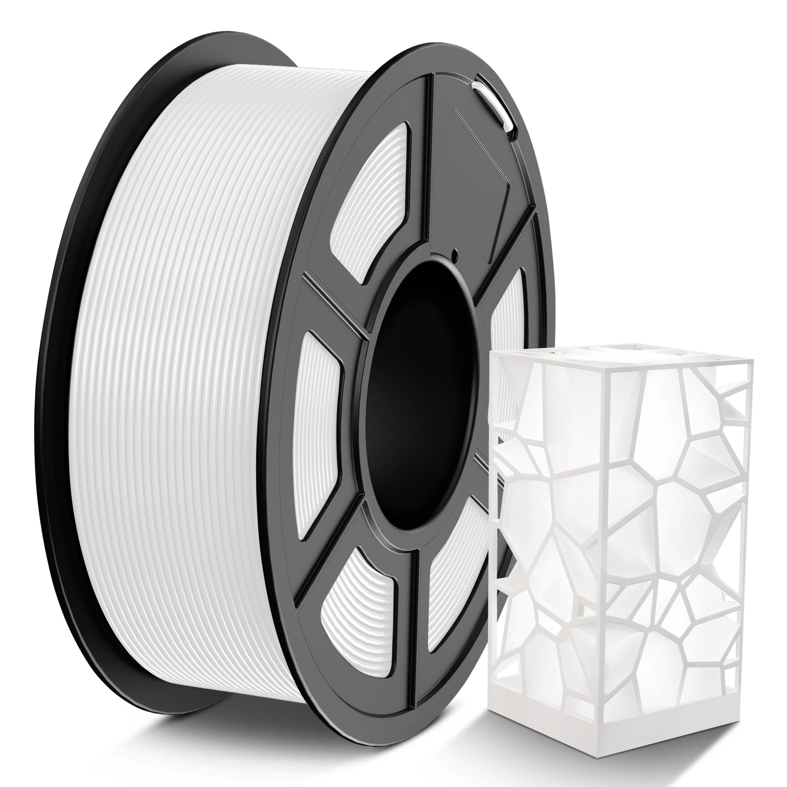 TECBEARS PETG Filament 1.75mm, 1 kg Spool, White