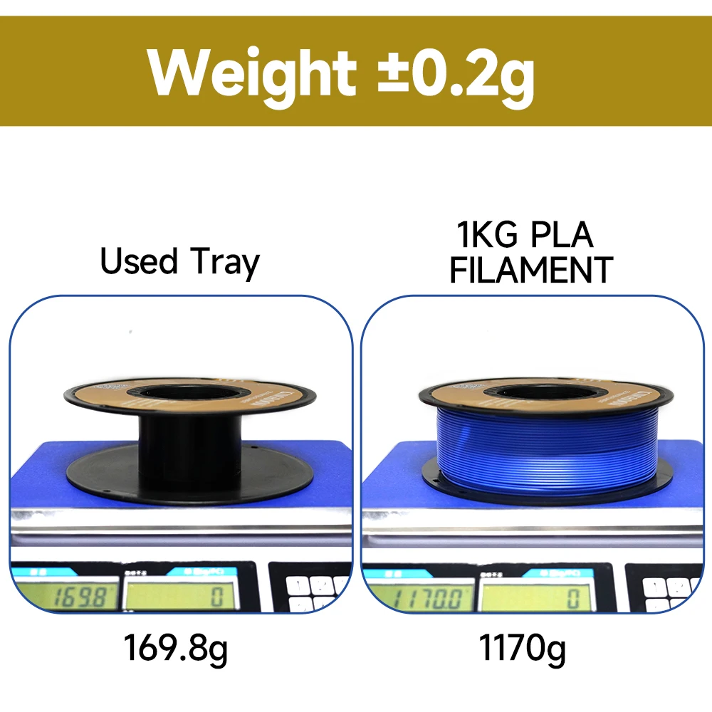 KINGROON PETG Filament 1.75mm, 5 kg or 10 kg (1 kg Spools) – photo 3