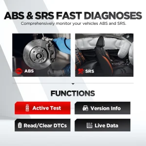 LAUNCH CR629 OBD2 Scanner, ABS & SRS Diagnostic Code Reader