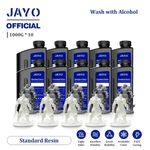 JAYO Standard 3D Printer Resin, 10 Bottles (10 kg)