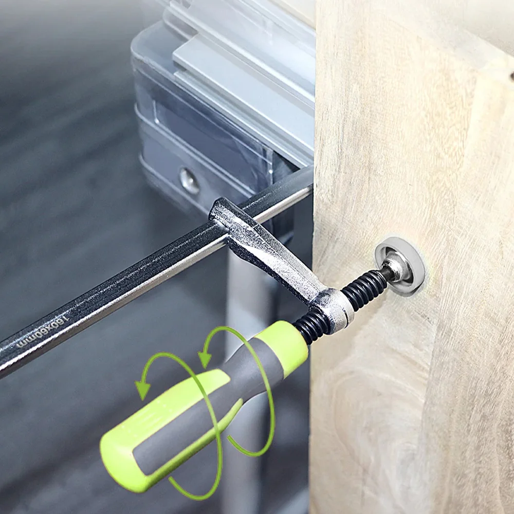 Allsome Quick-Adjust Track Saw Guide Rail Clamps, 2 Pack – photo 6