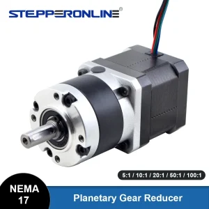 STEPPERONLINE NEMA 17 Stepper Motor with Planetary Gearbox