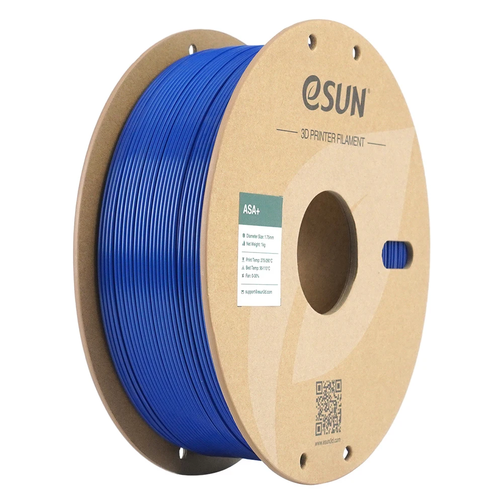eSUN ASA+ Filament 1.75mm, 1 kg Spool, UV & Weather Resistant, BLUE