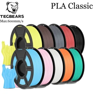TECBEARS PLA Classic High Speed Matte Filament 1.75mm, 10 kg