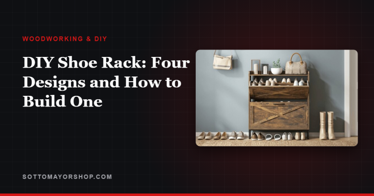 DIY Shoe Rack: Four Designs and How to Build One