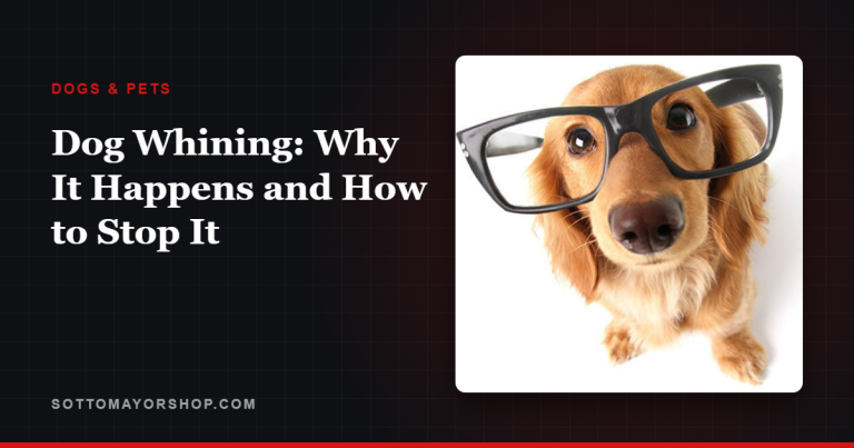 Dog Whining: Why It Happens and How to Stop It