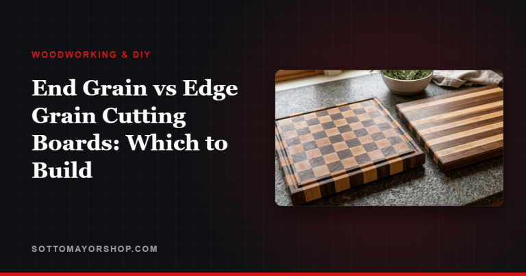 End Grain vs Edge Grain Cutting Boards: Which to Build