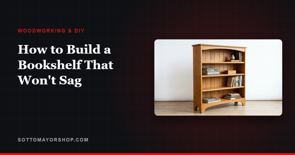 How to Build a Bookshelf That Won't Sag