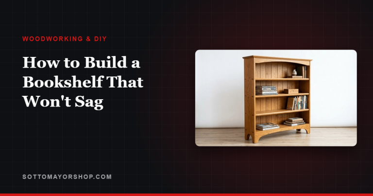 How to Build a Bookshelf That Won’t Sag