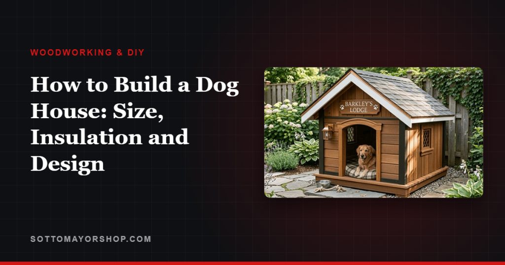 How to Build a Dog House: Size, Insulation and Design