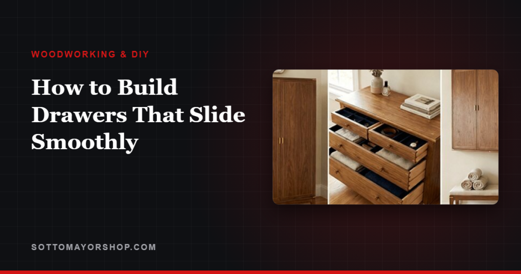 How to Build Drawers That Slide Smoothly