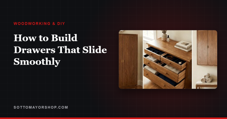 How to Build Drawers That Slide Smoothly