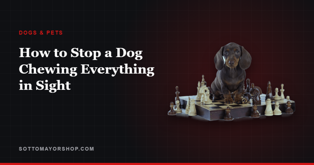 How to Stop a Dog Chewing Everything in Sight