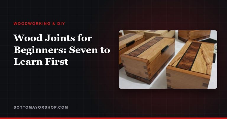 Wood Joints for Beginners: Seven to Learn First