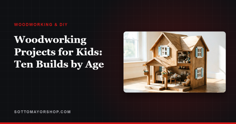 Woodworking Projects for Kids: Ten Builds by Age