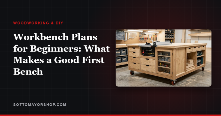 Workbench Plans for Beginners: What Makes a Good First Bench