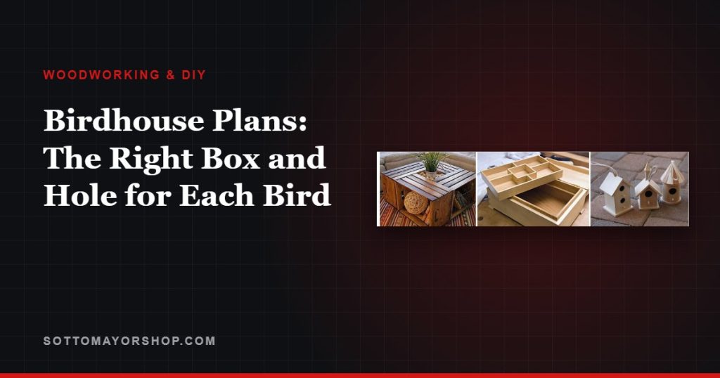 Birdhouse Plans: The Right Box and Hole for Each Bird
