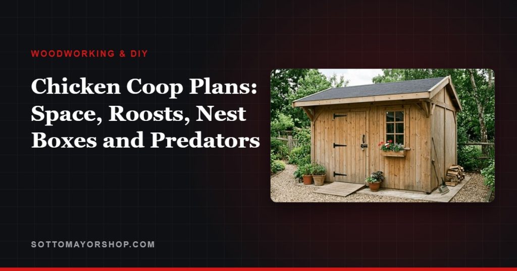Chicken Coop Plans: Space, Roosts, Nest Boxes and Predators