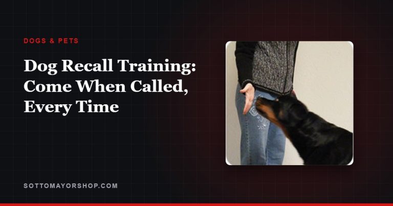 Dog Recall Training: Come When Called, Every Time