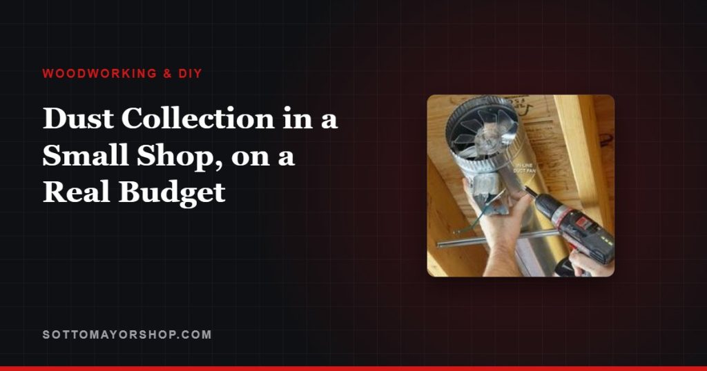 Dust Collection in a Small Shop, on a Real Budget