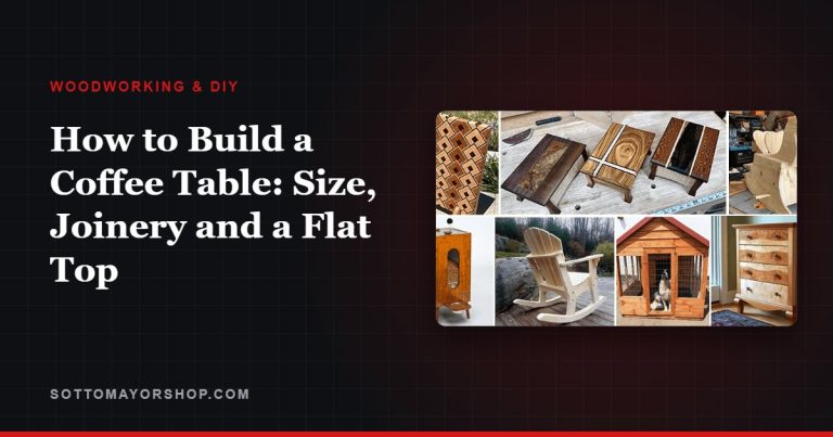How to Build a Coffee Table: Size, Joinery and a Flat Top