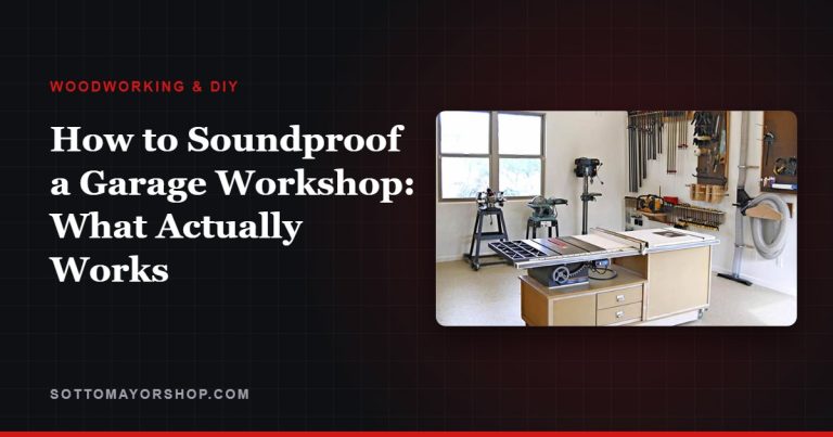 How to Soundproof a Garage Workshop: What Actually Works