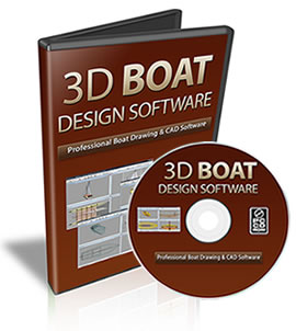 3D Boat Design Software box and disc