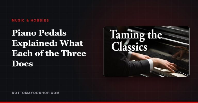Piano Pedals Explained: What Each of the Three Does