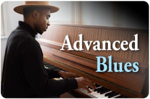 Pianoforall book cover: Advanced Blues