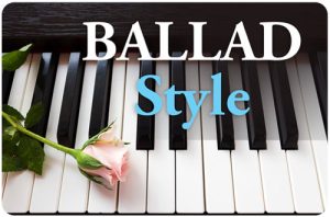 Pianoforall book cover: Ballad Style