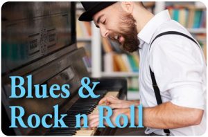 Pianoforall book cover: Blues & Rock n Roll