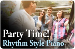 Pianoforall book cover: Party Time! Rhythm Style Piano