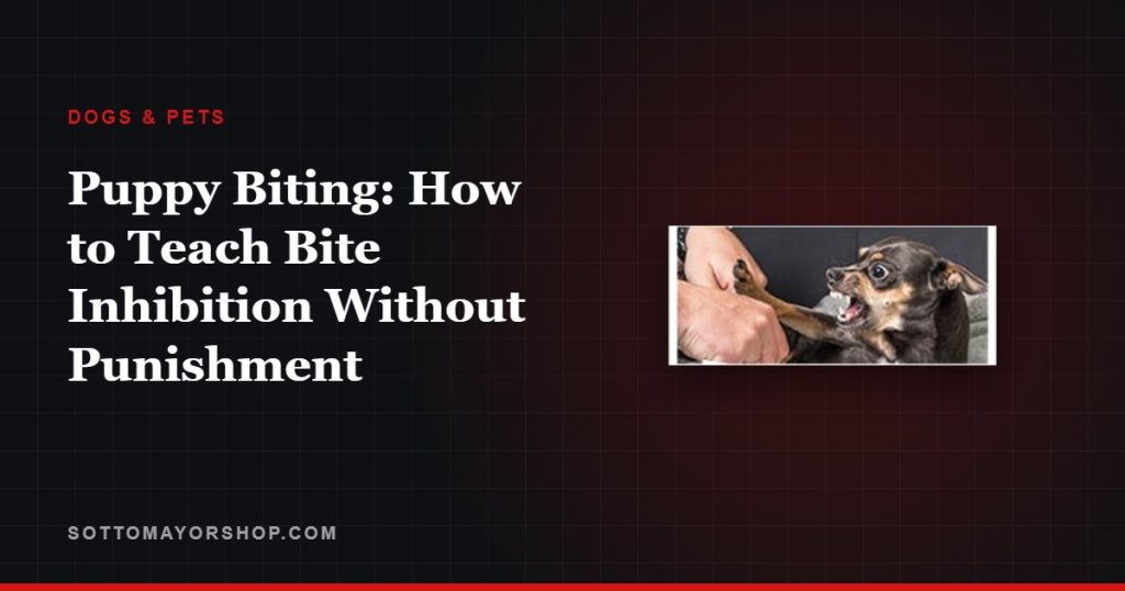 Puppy Biting: How to Teach Bite Inhibition Without Punishment