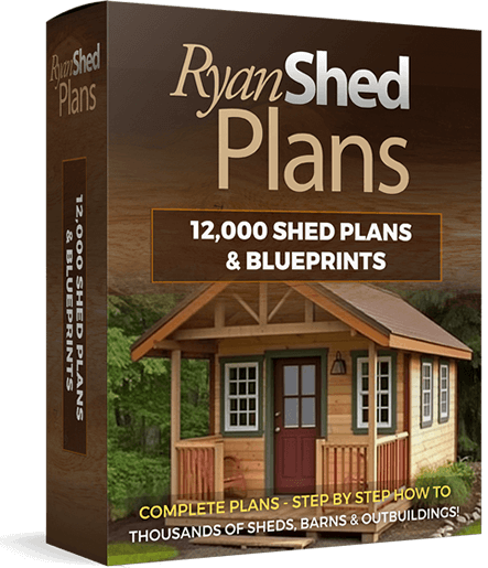 RyanShedPlans box: 12,000 shed plans and blueprints