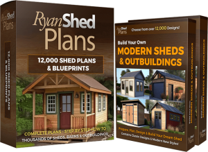 RyanShedPlans package: 12,000 shed plans and the Modern Sheds & Outbuildings book